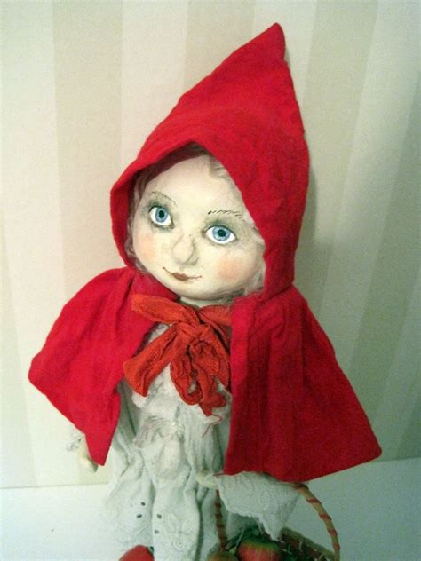 Ooak Fantasy Doll Little Red Riding Hood Art Doll Red Riding Hood Art Little Red Riding Hood