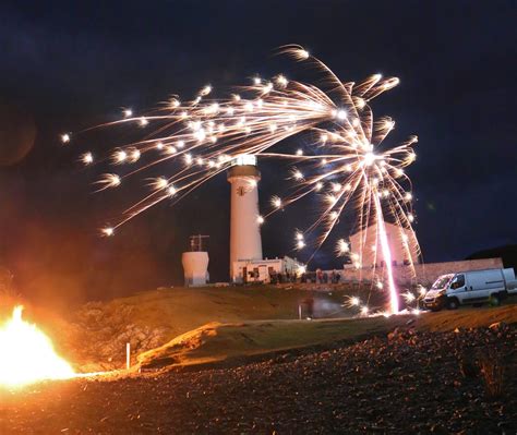 Fair Isle Fair Isle Fireworks Guy Fawkes Bonfire Night 2014