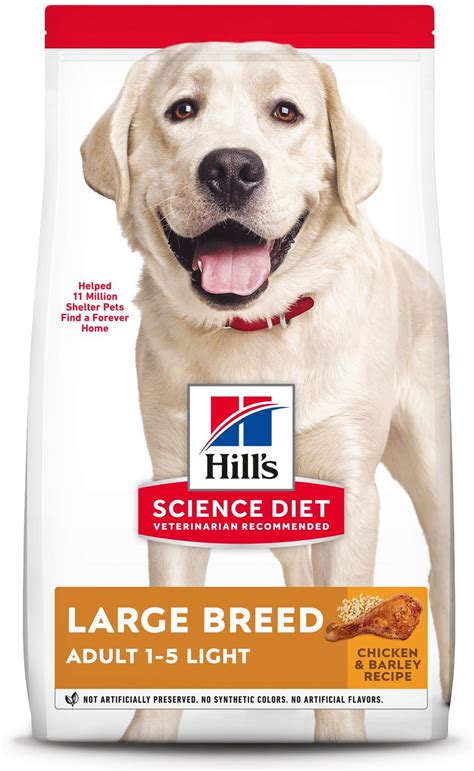 Hills Science Diet Adult Large Breed Light With Chicken Meal And Barley