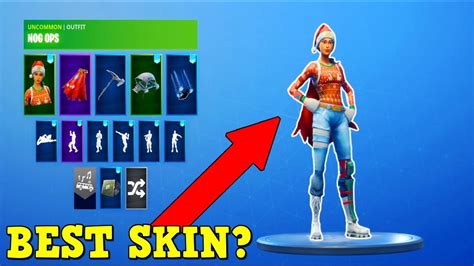 Is Nog Ops The Best Rare Christmas Skin Stacked Fortnite