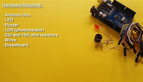 Arduino Buzzer With LDR And LED Trybotics