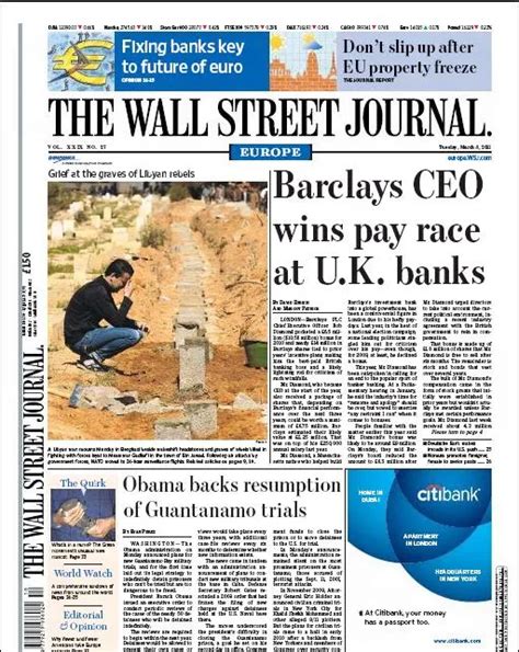 Wall Street Journal Epaper Todays Wsj Daily Online