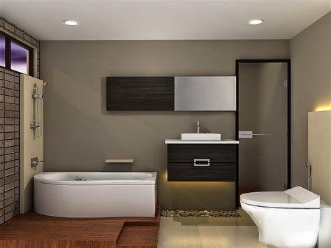 Kamar mandi minimalis dengan luas terbatas tentu perlu pertimbangan khusus agar desain dan furniture yang digunakan tidak membuat kamar mandi semakin sempit. Gambar Desain Kamar Mandi Rumah Minimalis - Rumah