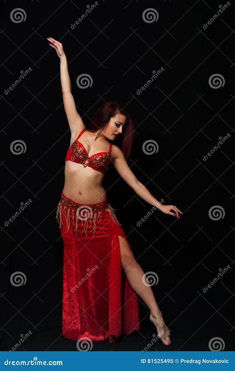 Beautiful Belly Dancer Performing Exotic Dance Stock Image Image Of Beauty Exotic