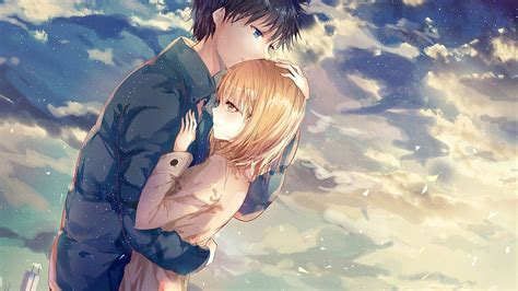 Romantic Anime Couple Wallpapers Wallpaper Cave