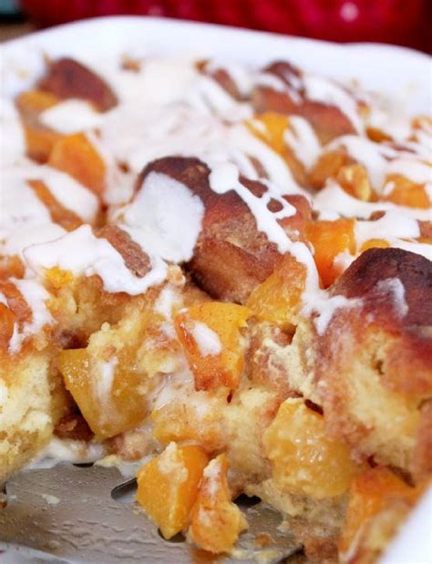 Southern Peach Cobbler Bread Pudding | FaveSouthernRecipes.com