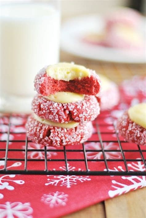 Red Velvet Cream Cheese Thumbprints Cook Easy Simple