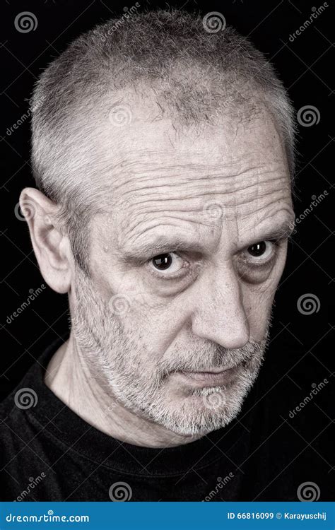 Portrait Of Man With Inquisitive Look Stock Image Image Of Caucasian
