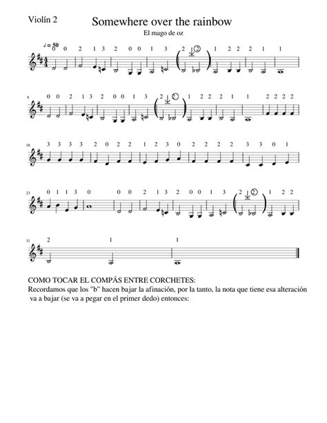 0 ratings0% found this document useful (0 votes). Somewhere over the rainbow vl2 Sheet music for Violin (Solo) | Musescore.com