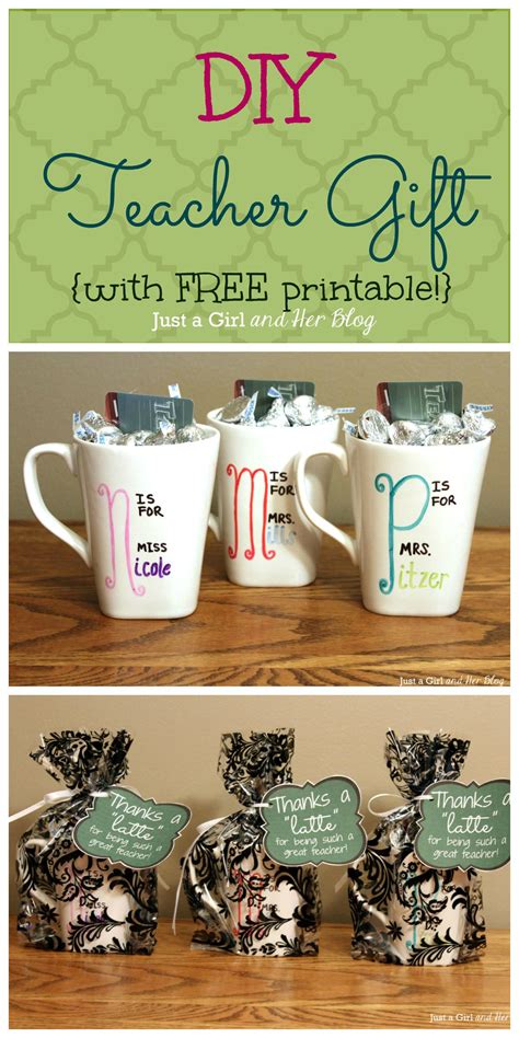 What gifts are good for teachers. Last Minute Mama (DIY Teacher Gift with FREE Printable ...