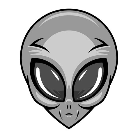 Alien Head Vector Illustration Download Free Vectors