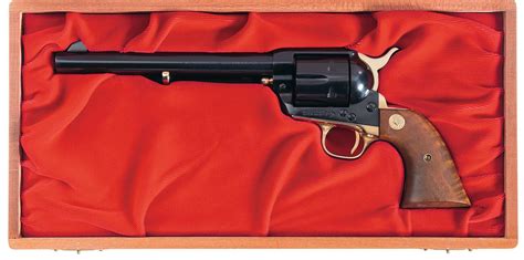 Cased Colt 125th Anniversary Single Action Army Revolver