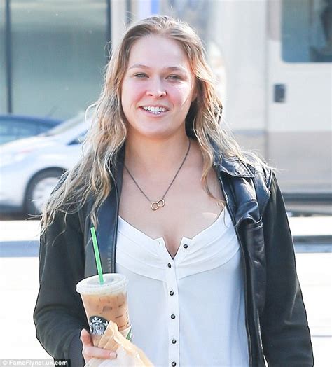 Ronda Rousey Looks Biker Chic As The Ufc Fighter Grabs Coffee Daily
