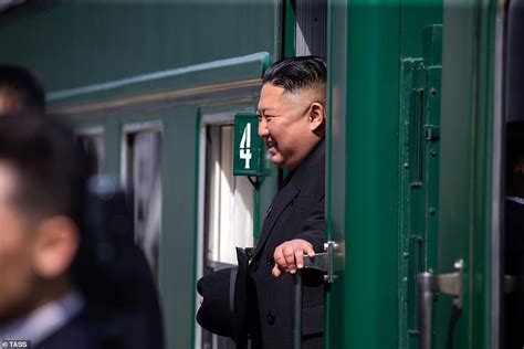 Kim Jong Un Returns To North Korea On His Train As He Steps Out Of