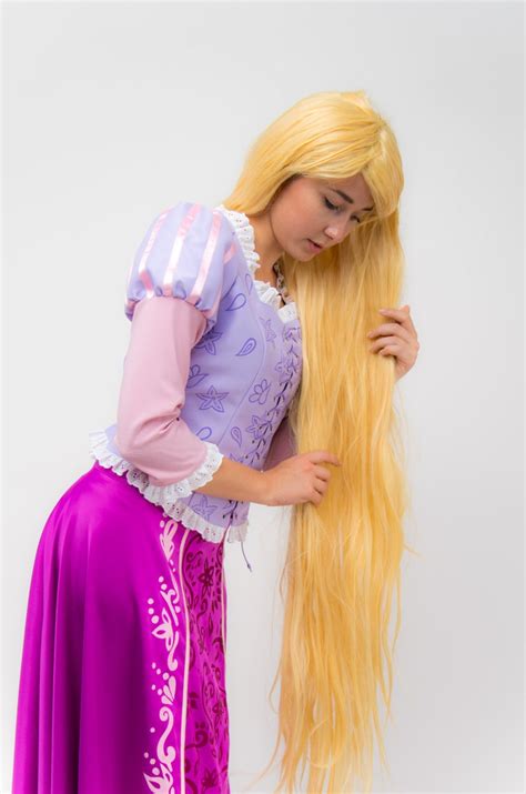 Rapunzel Cosplay Costume Adult The Tangled Halloween Etsy
