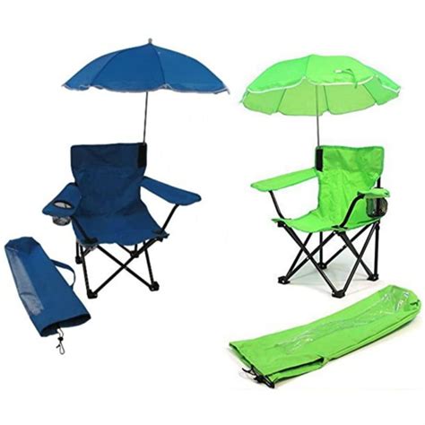 Redmon For Kids Beach Baby Kids Umbrella Camp Chair Combo Of Blue And