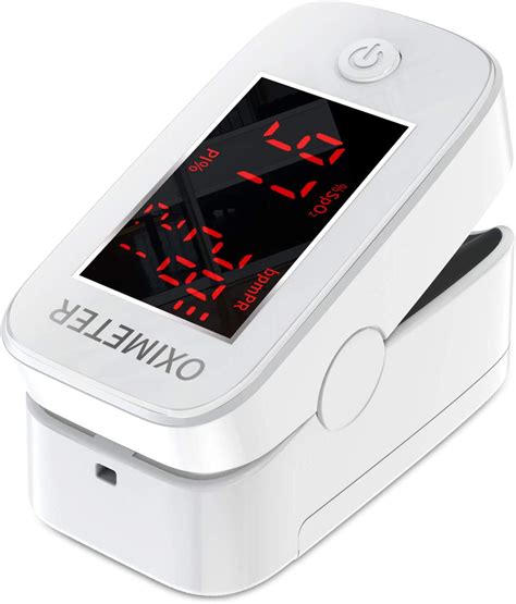 Finger Pulse Oximeter Blood Oxygen Saturation Monitor For Pulse Rate