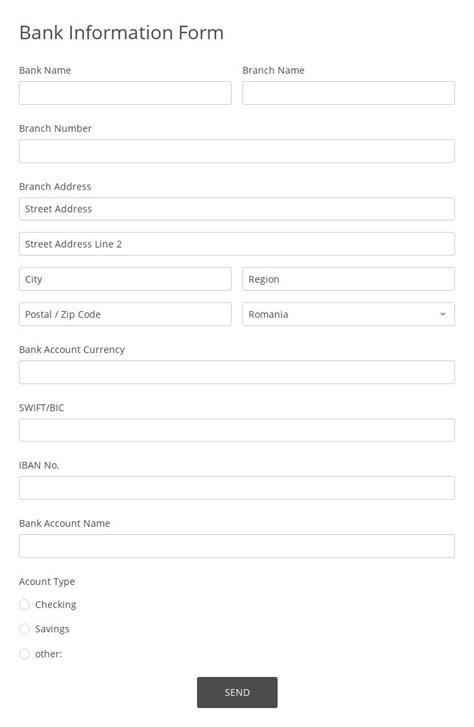 Banking Forms Online Forms For Banks 123formbuilder