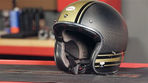 Bell Custom 500 Matte Carbon Open Face Helmet 175 188 Jandp Cycles