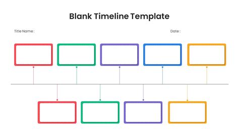 Blank Timeline Template PowerPoint SlideBazaar