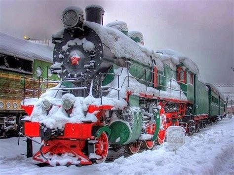 Steam Train With Lots Of Snow Train Christmas Train Train Photography
