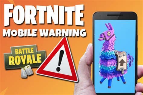 If you're worried about fortnite mobile being removed from your phone due to conflicts with the apple app store or google play store, you should know it's still. Fortnite Mobile WARNING: Epic Games' caution against sign ...