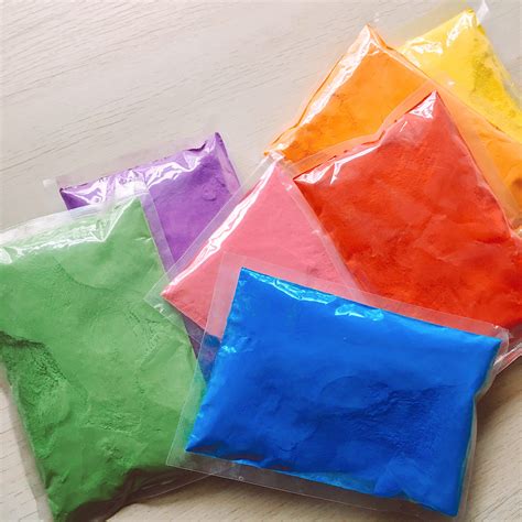 250 Count Color Powder Packets Assorted Colors Color Powder