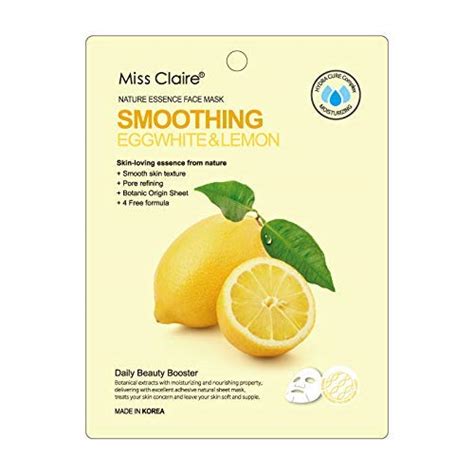 Buy Miss Claire Miss Claire Face Mask Eggwhite Lemon White