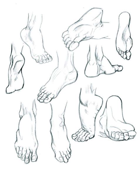 Feet Drawing Reference And Sketches For Artists