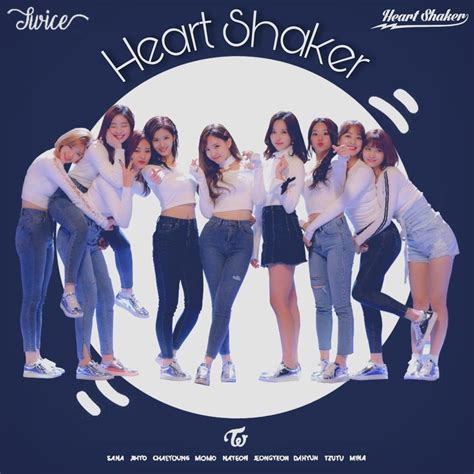 The single and its music video was released on december 11, 2017. TWICE HEART SHAKER (MERRY HAPPY) album cover by LeaKpAlbum ...