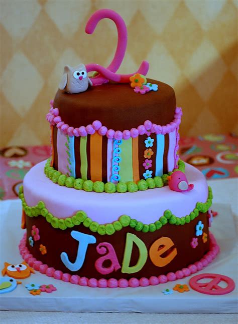 Are you celebrating the second birth anniversary of your kid? CakeFilley: Groovy 2nd Birthday Cake