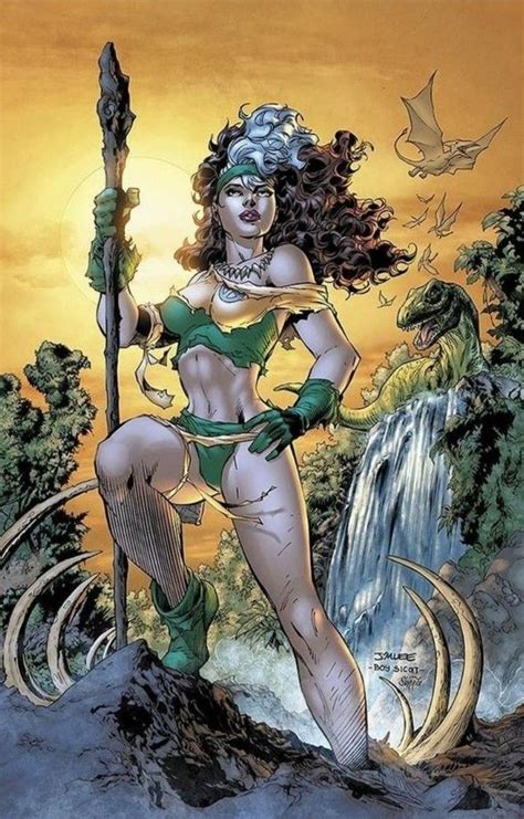 Rogue In The Savage Island By Jim Lee Marvel Comics Art Comic Book