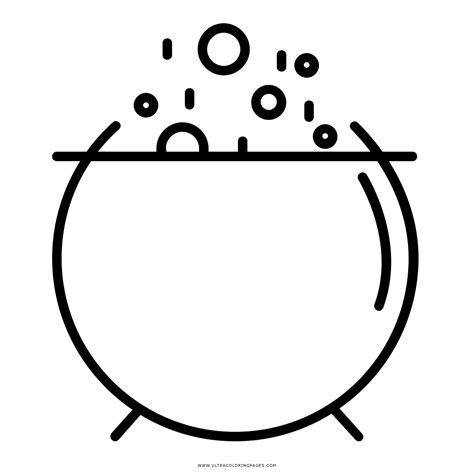 Cauldron Coloring Pages - Coloring Home