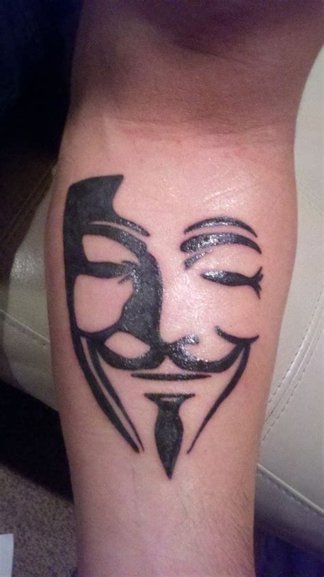 Simple V For Vendetta Tattoo Tattoomagz › Tattoo Designs Ink