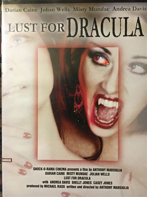 Lust For Dracula Dvd Misty Mundae Lady Darian Caine Julian Wells Horror Ebay