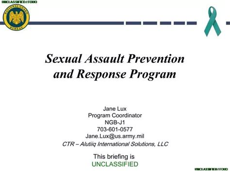 PPT Sexual Assault Prevention And Response Program PowerPoint