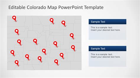 Colorado Us State Powerpoint Map Slidemodel
