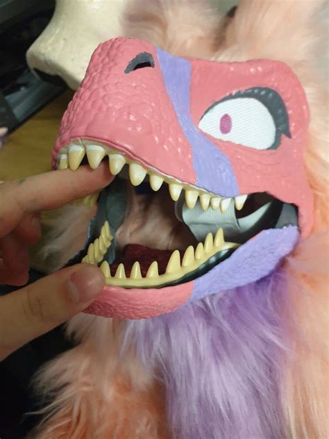 Fursuit Head Dino Mask Fursuit Raptor Mask Fursuit Head Etsy Uk