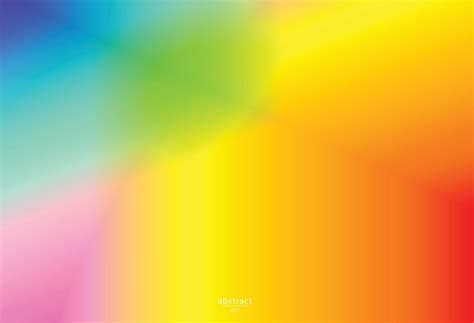 Abstract Blurred Gradient Mesh Background Bright Rainbow Colors