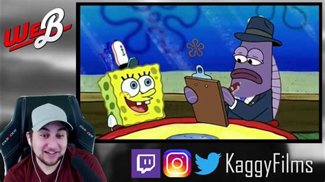 what did they do to spongbob kaggy reacts to ytp spinge binge the sex joke event horizon youtube