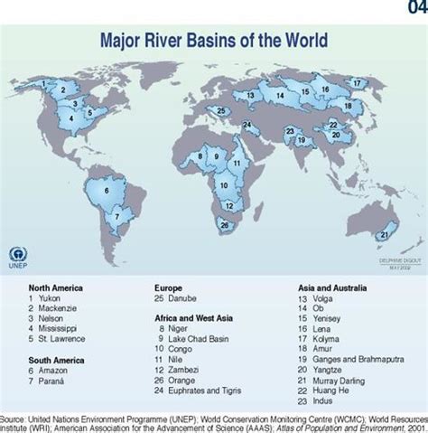 Major River Basins Of The World Rivers Form A Hydrological Flickr