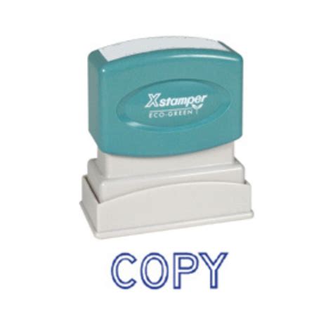 Xstamper Self Ink Stamp Blue Copy 1006 Stationery And Office