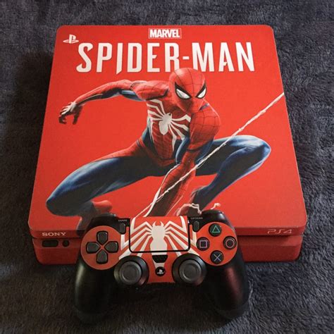 Skin Para Ps4 Slim Spiderman Spider Man Marvel 17500 En Mercado Libre