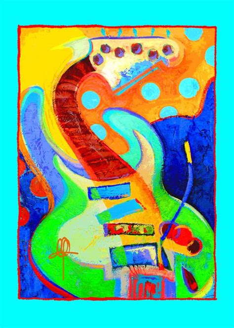 Whimsical Music Instruments Series Whimsical Painting Artwork