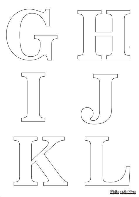 Molde De Letras Para Imprimir Alfabeto Completo Fonte C