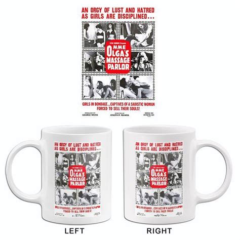 Mme Olga S Massage Parlor 1965 Movie Poster Mug Dinnerware And Serveware