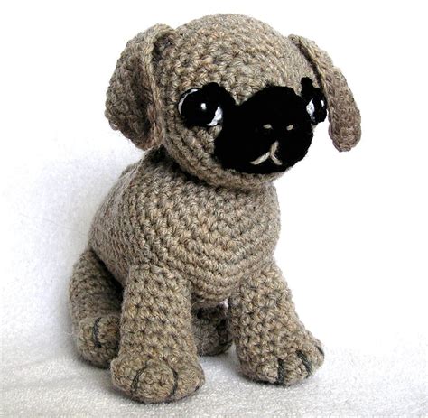 Pdf Crochet Pattern A Pug Named Ted English Only