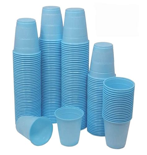 Tashibox 5 Oz Disposable Plastic Cups 200count Sky Blue Ebay