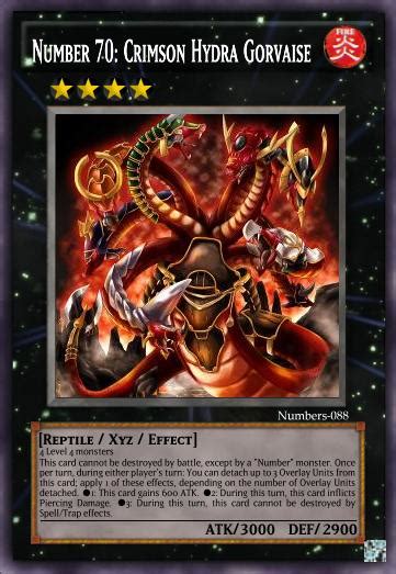 Number 70 Crimson Hydra Gorvaise Yu Gi Oh Card Maker Wiki Cards