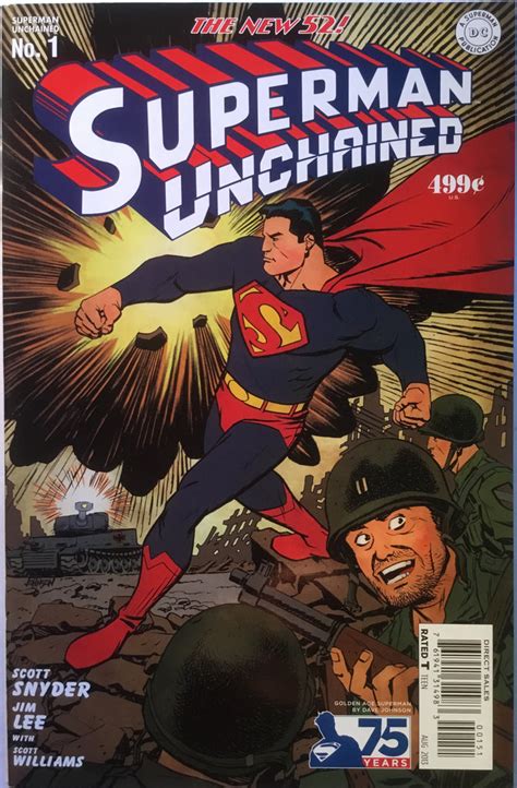 Superman Unchained 1 Dave Johnson 175 Variant Comics R Us